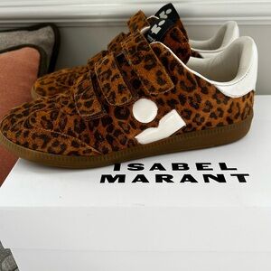 Isabel Marant Beth Leopard Sneakers (Size 39 EU)